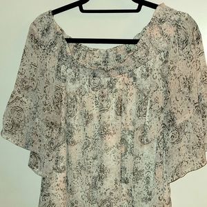 TORRID Blouse sheer and flouncy